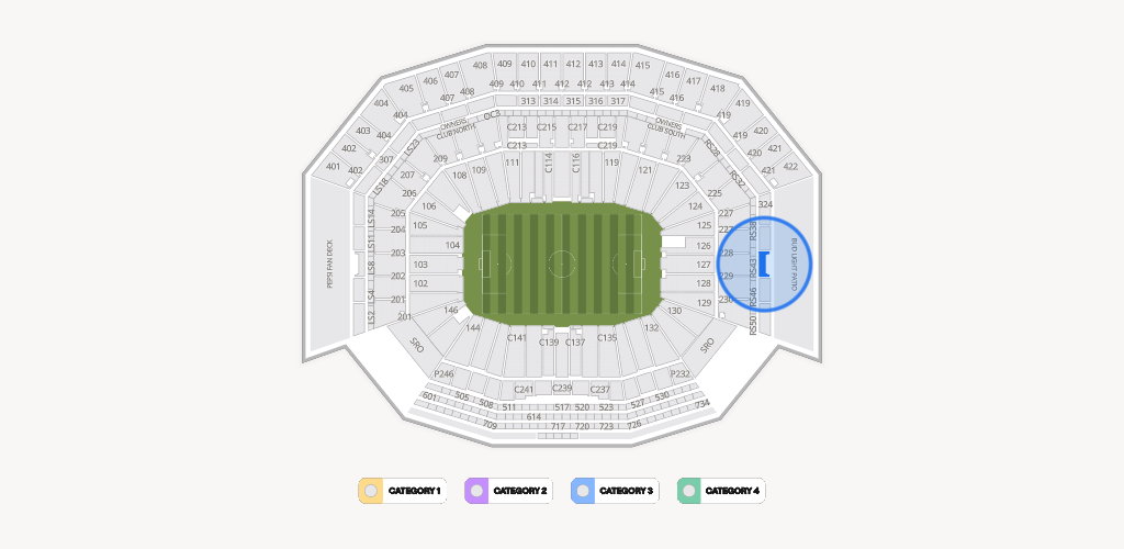 Levi's Stadium Seating Chart