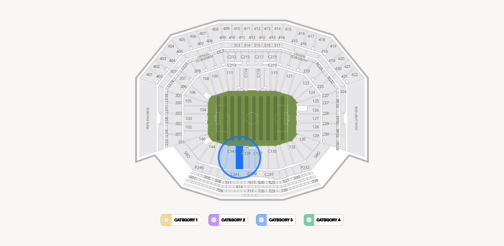 Levi's Stadium Seating Chart