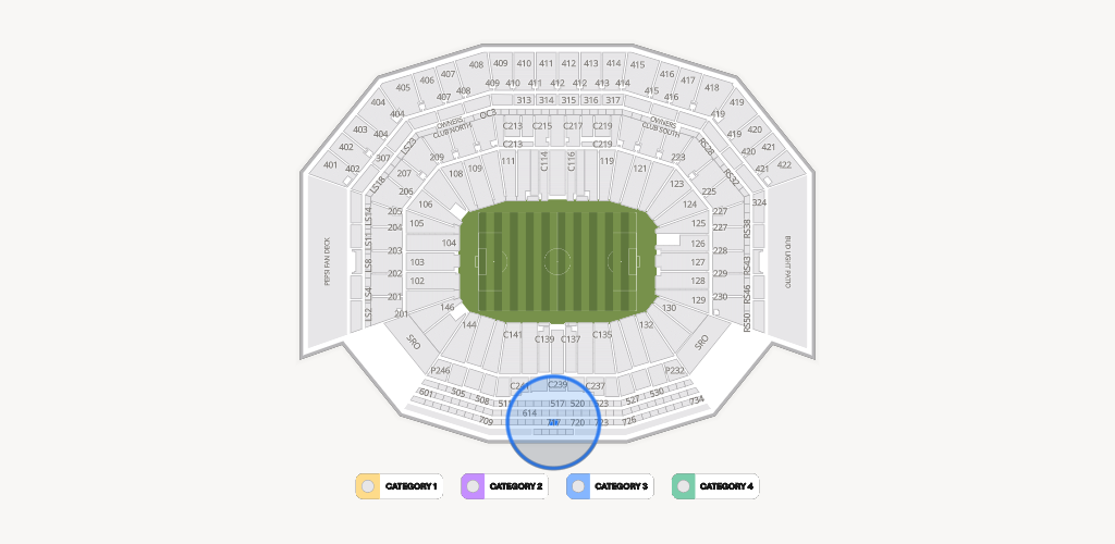 Levi's Stadium Seating Chart