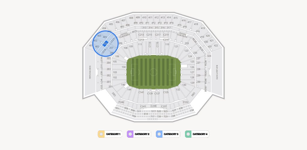 Levi's Stadium Seating Chart