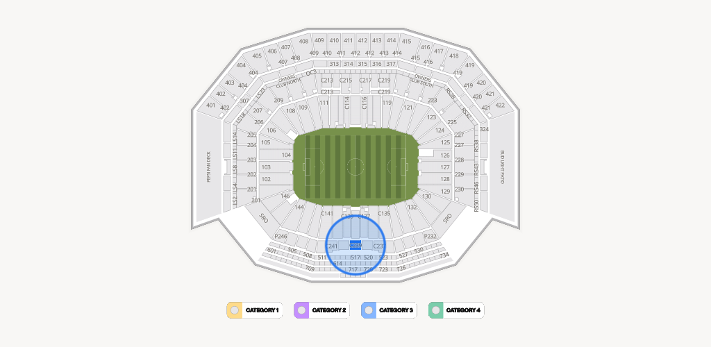 Levi's Stadium Seating Chart