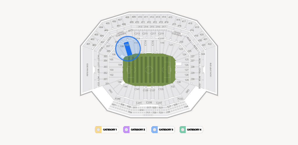 Levi's Stadium Seating Chart