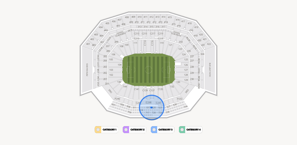 Levi's Stadium Seating Chart