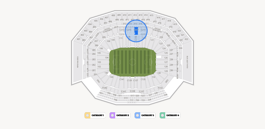 Levi's Stadium Seating Chart