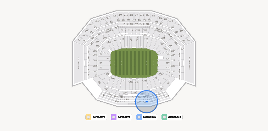 Levi's Stadium Seating Chart