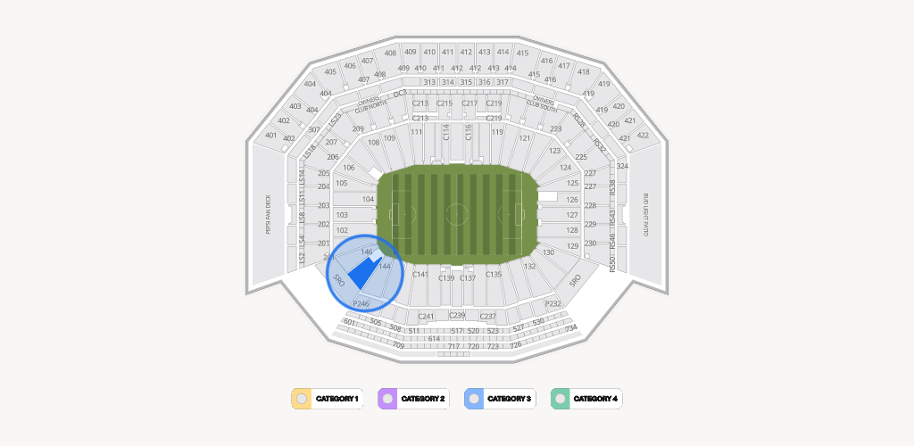 Levi's Stadium Seating Chart