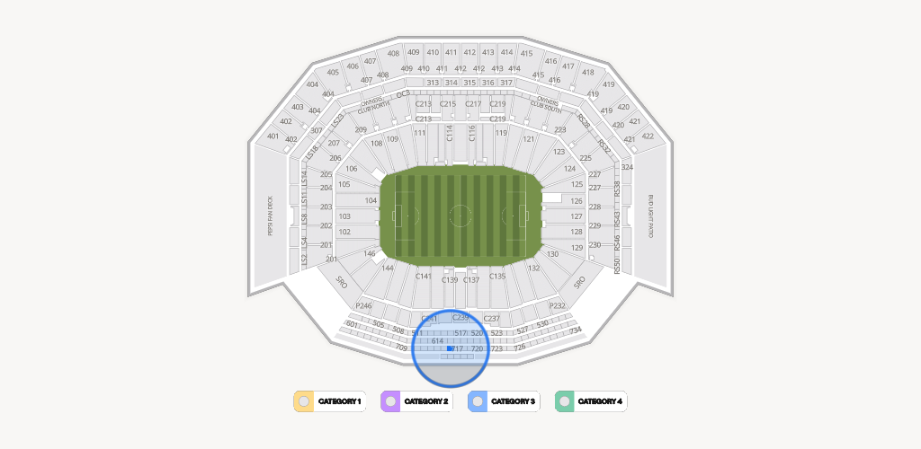 Levi's Stadium Seating Chart