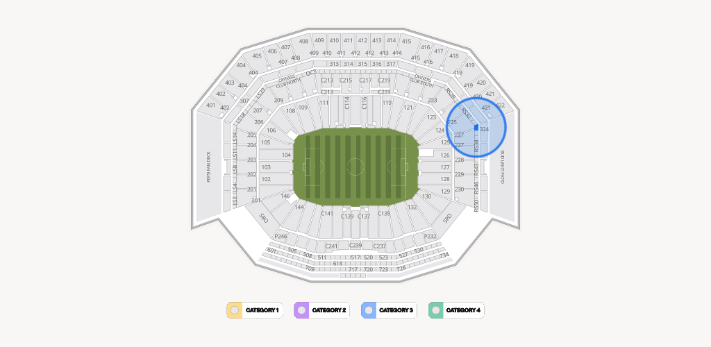 Levi's Stadium Seating Chart