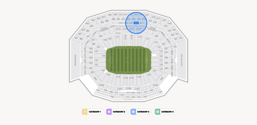 Levi's Stadium Seating Chart