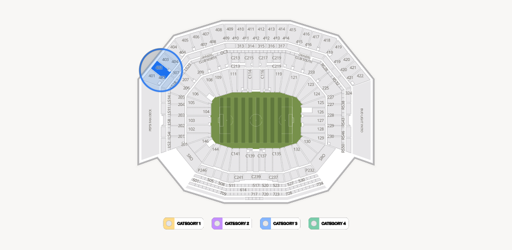 Levi's Stadium Seating Chart