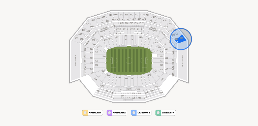 Levi's Stadium Seating Chart