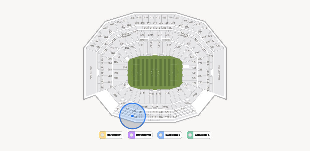Levi's Stadium Seating Chart