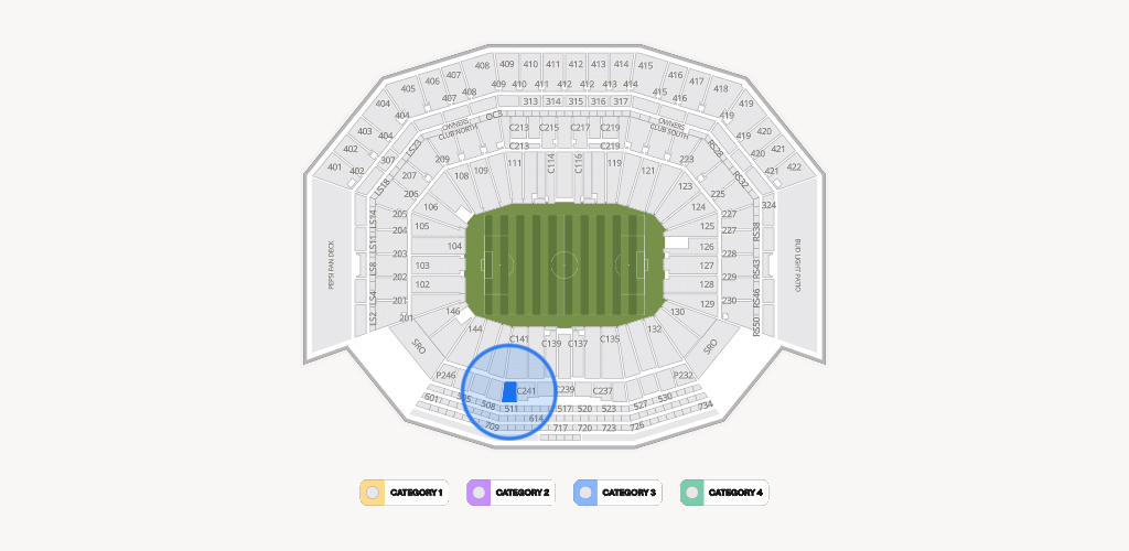 Levi's Stadium Seating Chart
