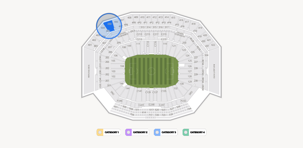 Levi's Stadium Seating Chart