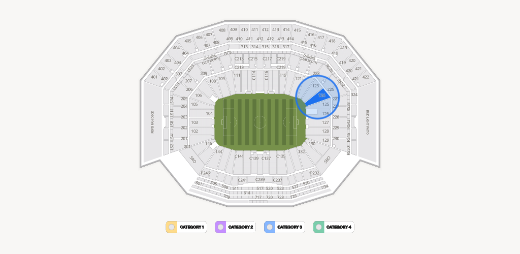 Levi's Stadium Seating Chart