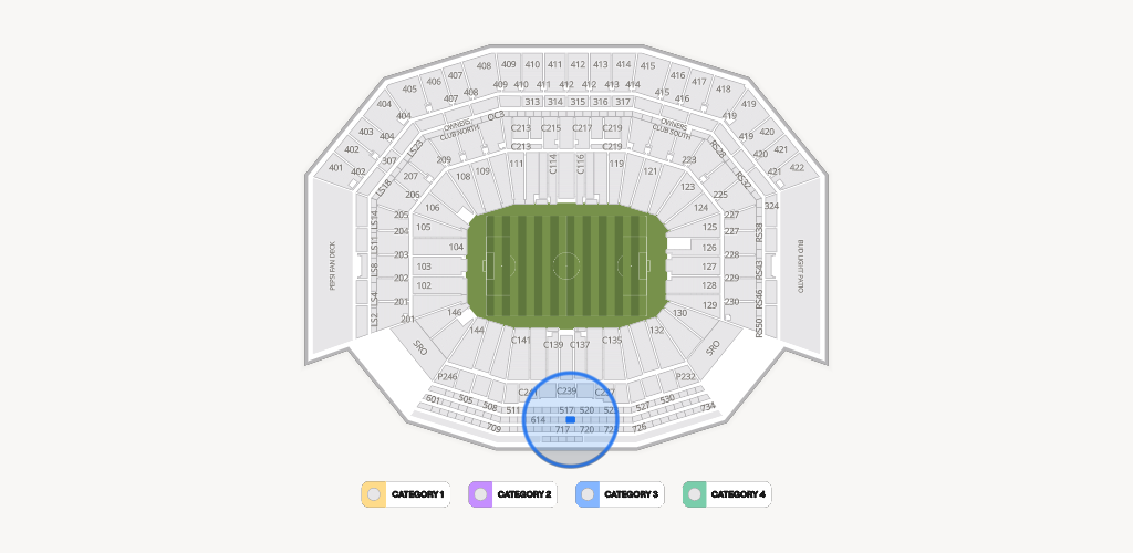 Levi's Stadium Seating Chart