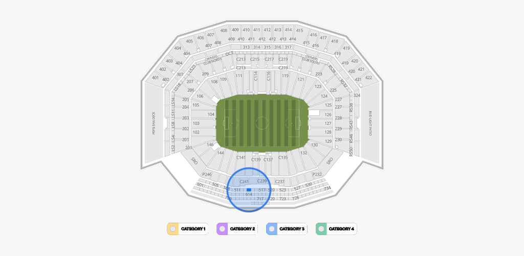 Levi's Stadium Seating Chart
