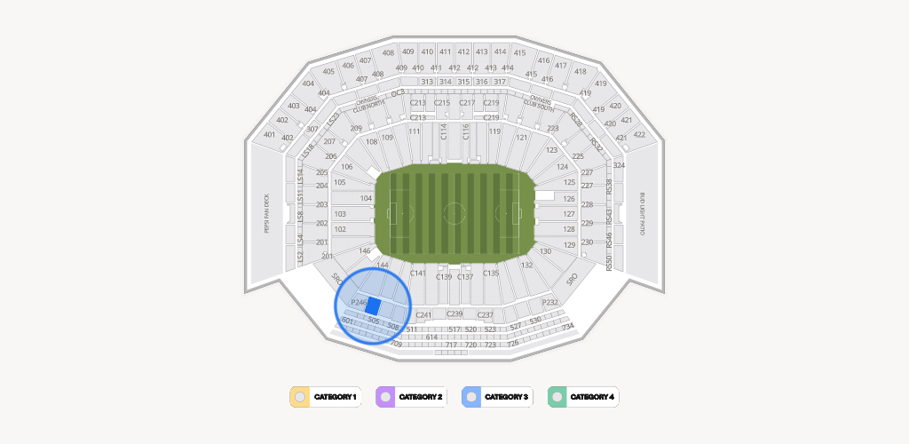 Levi's Stadium Seating Chart