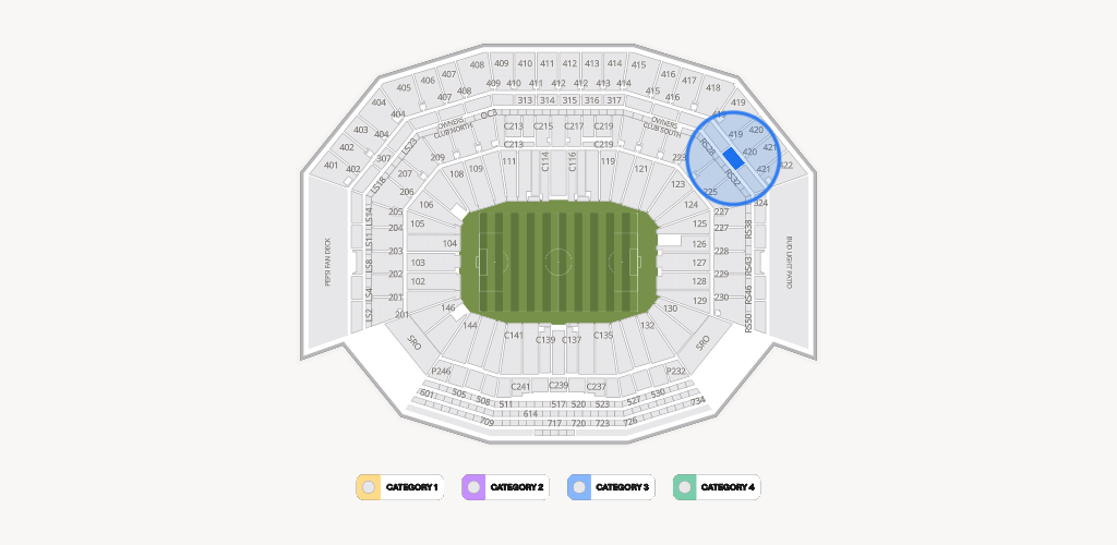 Levi's Stadium Seating Chart