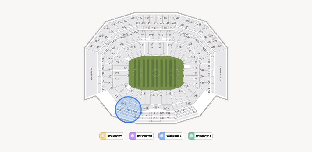 Levi's Stadium Seating Chart