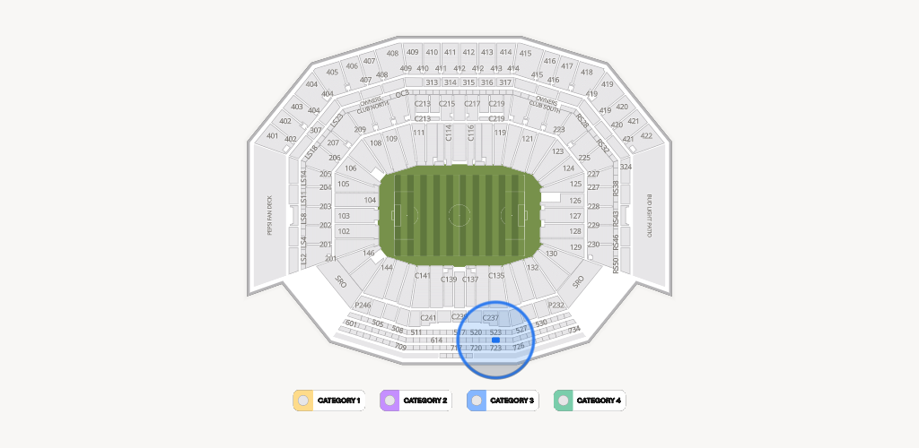 Levi's Stadium Seating Chart
