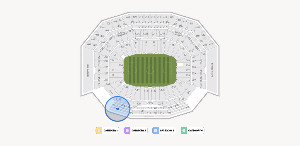 Levi's Stadium Seating Chart