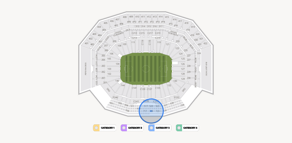 Levi's Stadium Seating Chart
