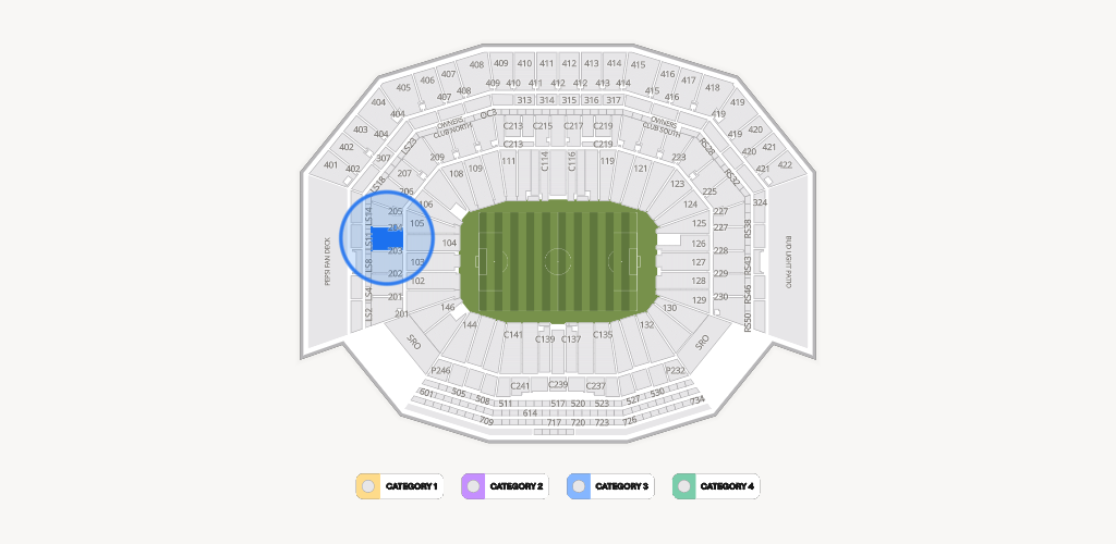 Levi's Stadium Seating Chart