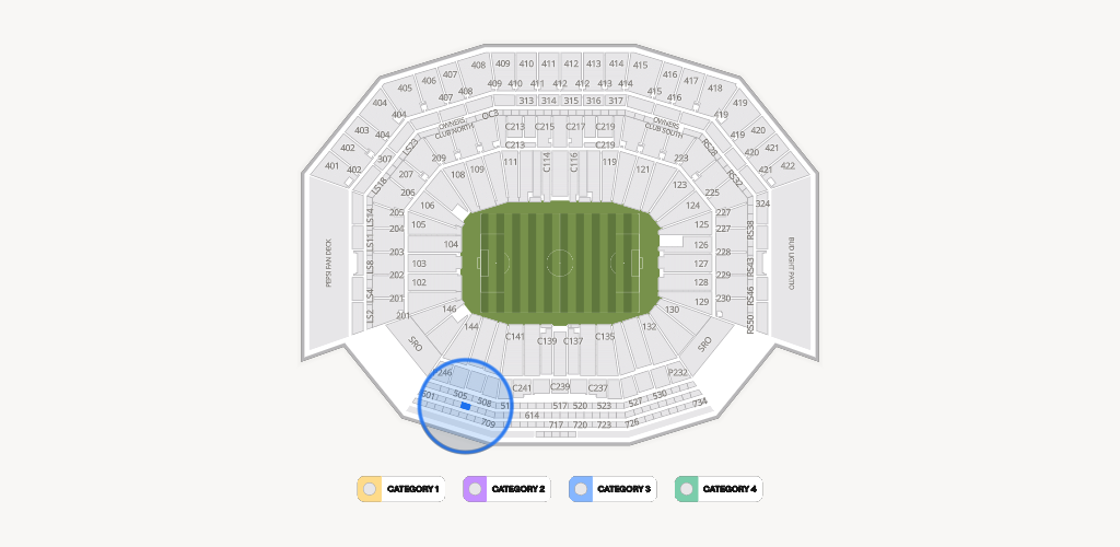 Levi's Stadium Seating Chart