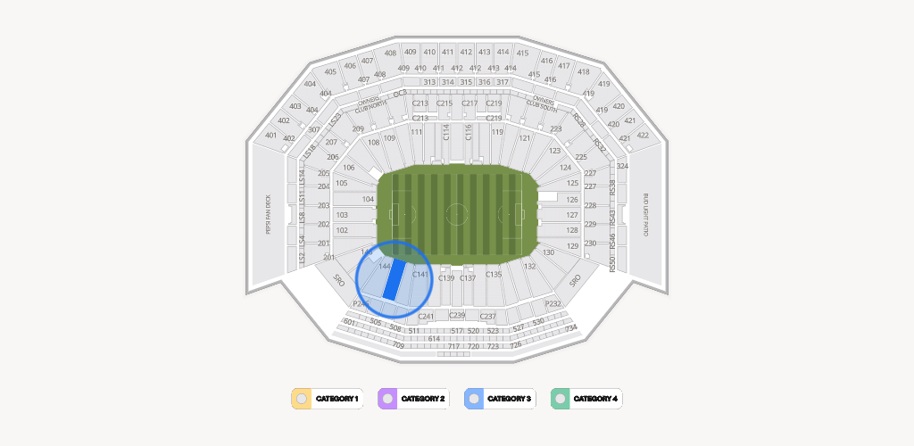 Levi's Stadium Seating Chart
