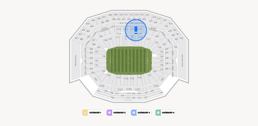 Levi's Stadium Seating Chart