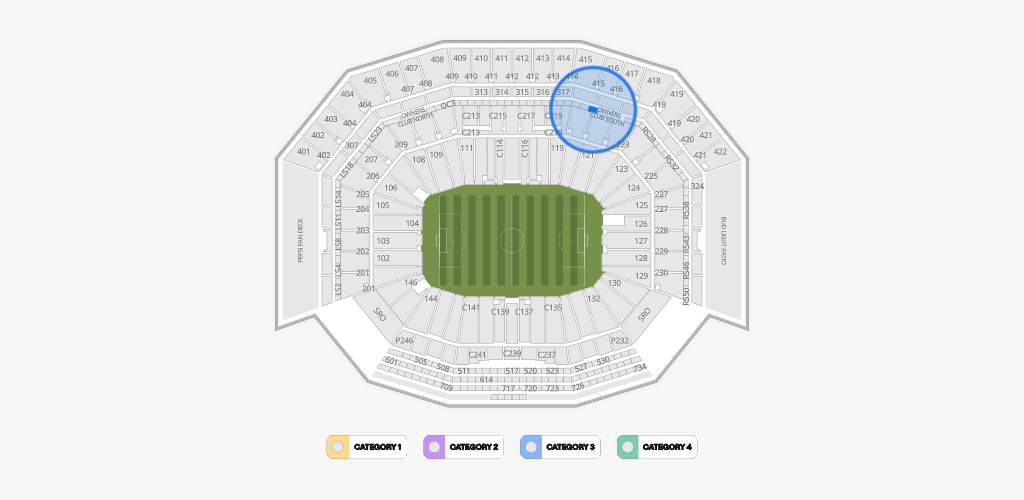 Levi's Stadium Seating Chart