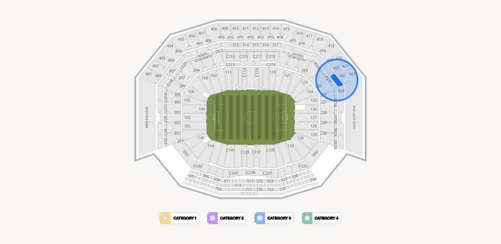 Levi's Stadium Seating Chart