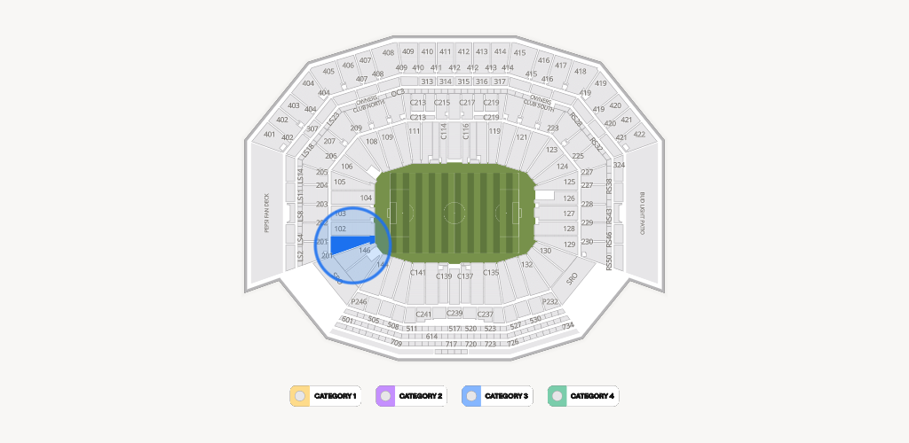 Levi's Stadium Seating Chart