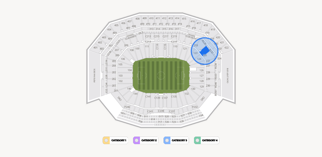 Levi's Stadium Seating Chart