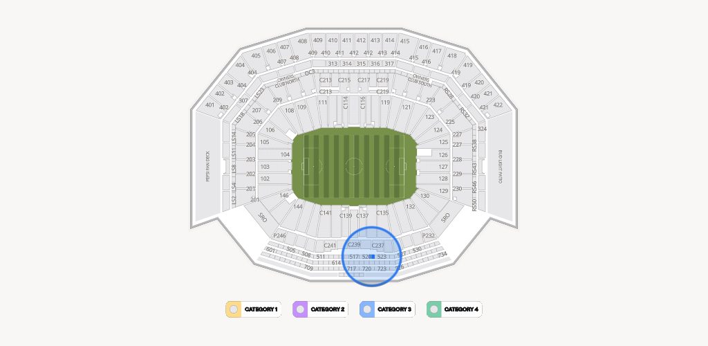 Levi's Stadium Seating Chart