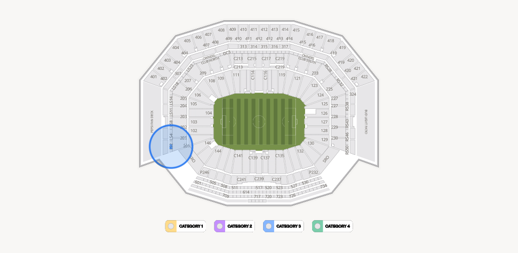 Levi's Stadium Seating Chart