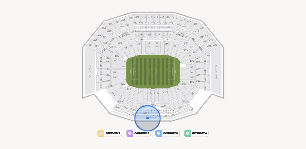 Levi's Stadium Seating Chart