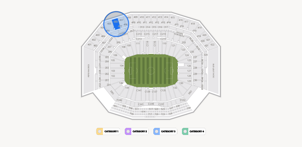 Levi's Stadium Seating Chart
