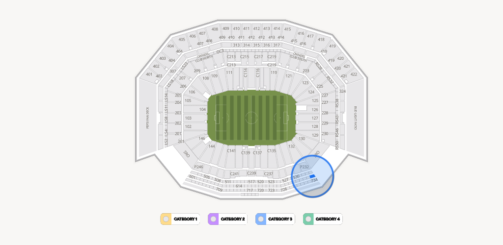 Levi's Stadium Seating Chart