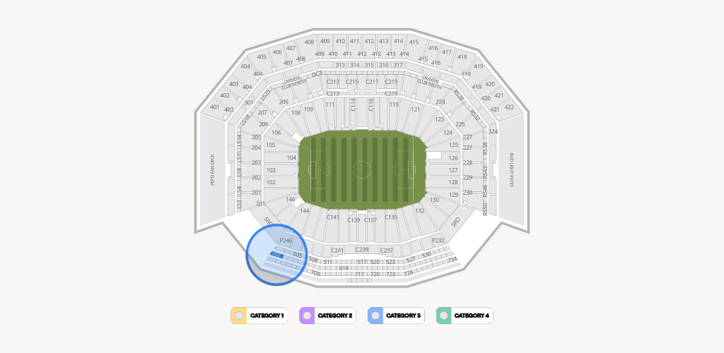 Levi's Stadium Seating Chart