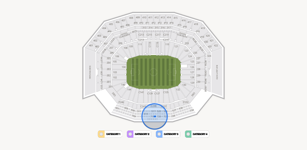 Levi's Stadium Seating Chart