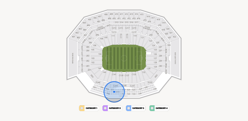 Levi's Stadium Seating Chart