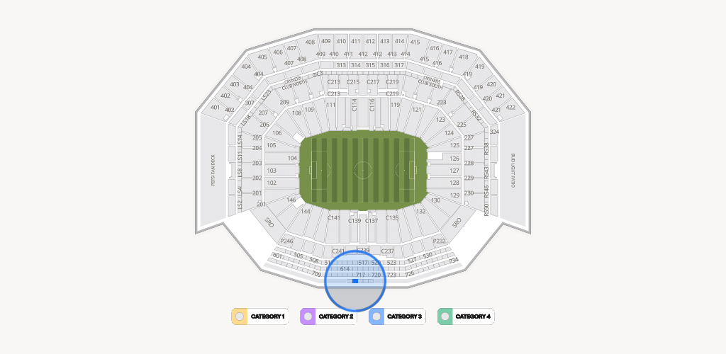 Levi's Stadium Seating Chart