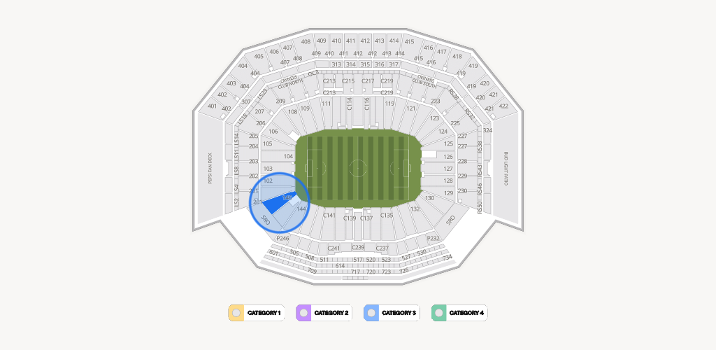Levi's Stadium Seating Chart