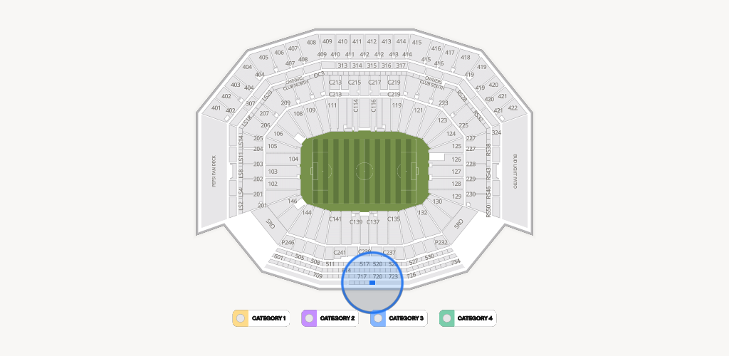 Levi's Stadium Seating Chart