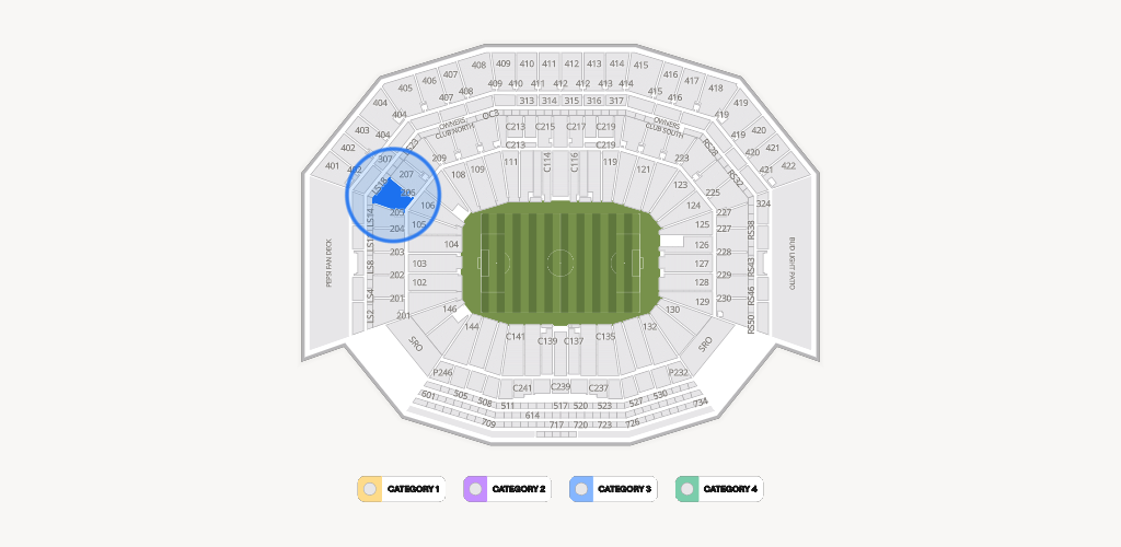 Levi's Stadium Seating Chart