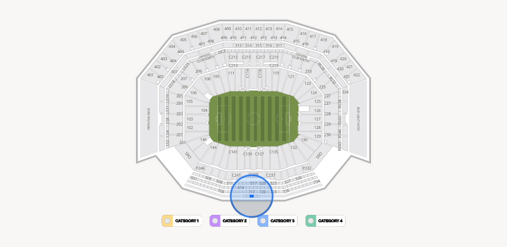 Levi's Stadium Seating Chart