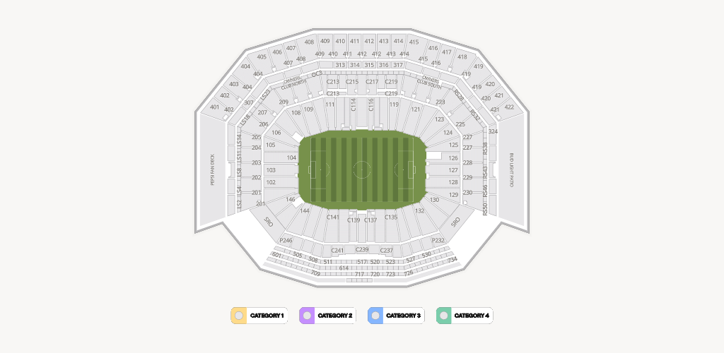 Levi's Stadium Seating Chart
