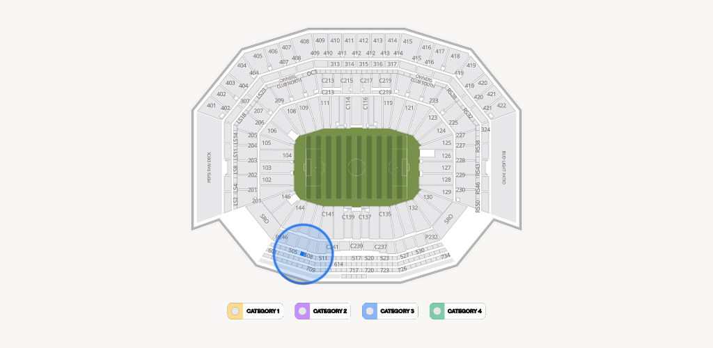 Levi's Stadium Seating Chart